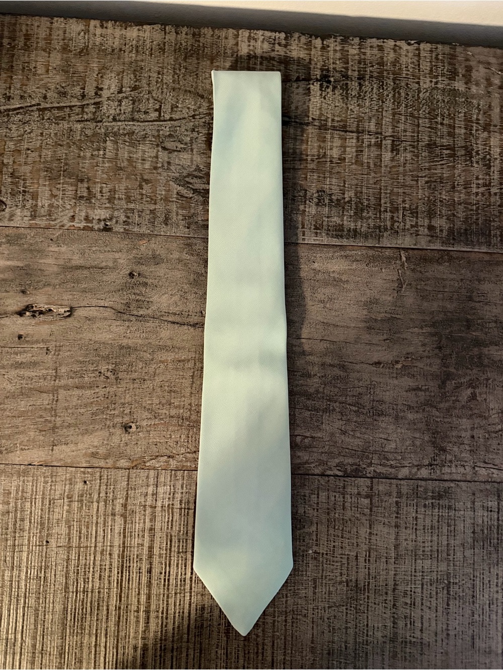 Revelry chiffon light sage green men’s slim neck tie.